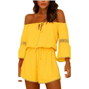 Revamped Romper canary yellow size small